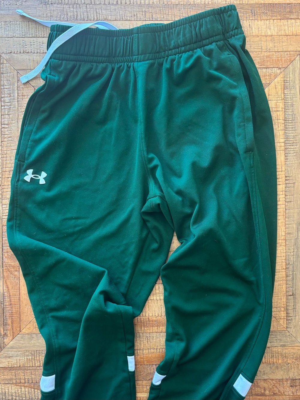 Men’s M Under Armour UA Knit team warm up pants M Deep Green